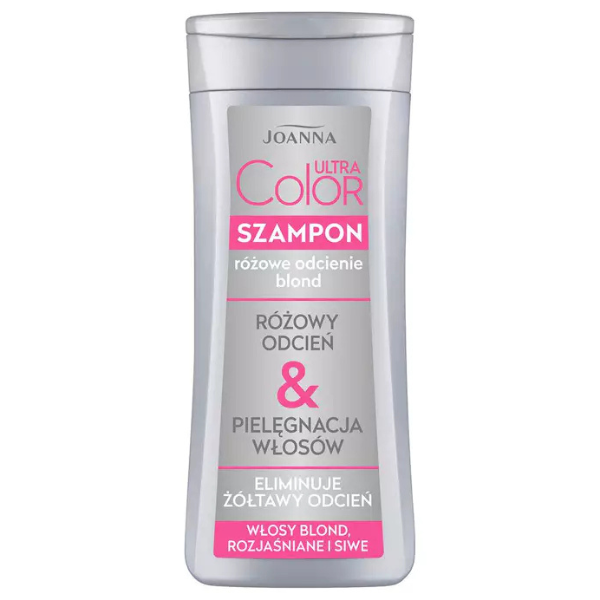 Sampon pentru nuante de blond cu tonuri de roz Ultra Color, Joanna | 200 ml