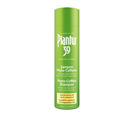 Sampon pentru par vopsit, deteriorat Plantur 39 Phyto-Caffeine, 250ml, Dr Kurt Wolff