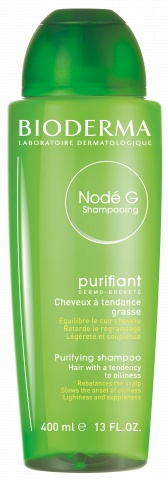 Sampon purifiant pentru par gras Node G, 400 ml, Bioderma