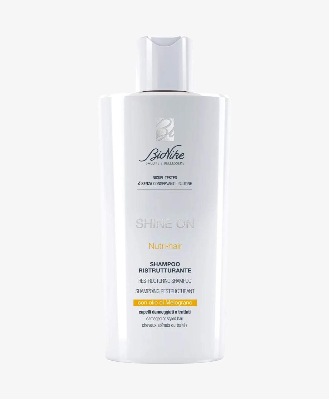 Sampon restructurant pentru par vopsit Shine On Nutri Hair, 200ml, BioNike