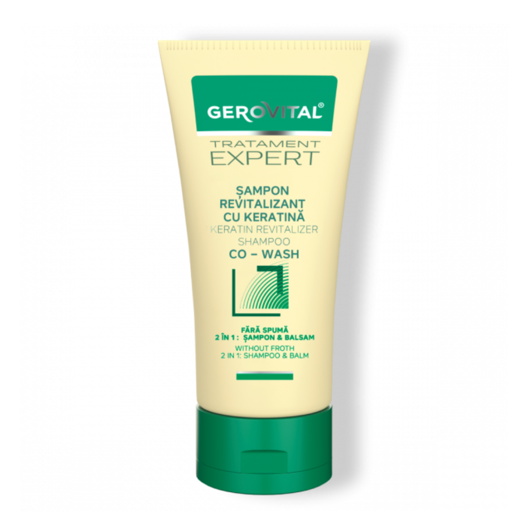 Sampon revitalizant cu keratina Tratament Expert, 150 ml, Gerovital