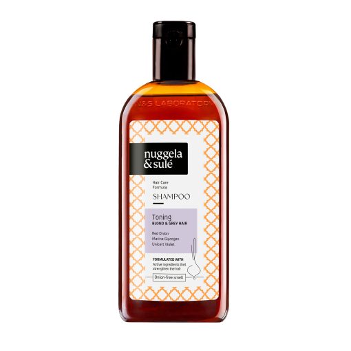 Sampon tonifiant pentru par blond alb sau gri, 250ml, Nuggela & Sule