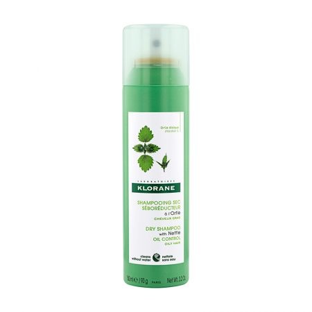 Sampon uscat cu extract de urzica, 150 ml, Klorane