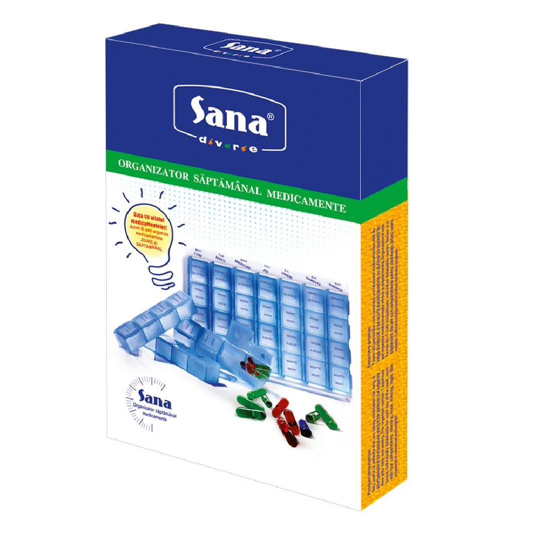 Sana organizator medicamente saptamanal