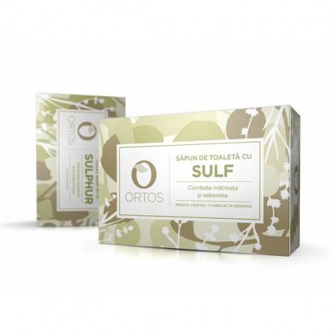 SAPUN CU SULF 100g, Ortos - poza 2