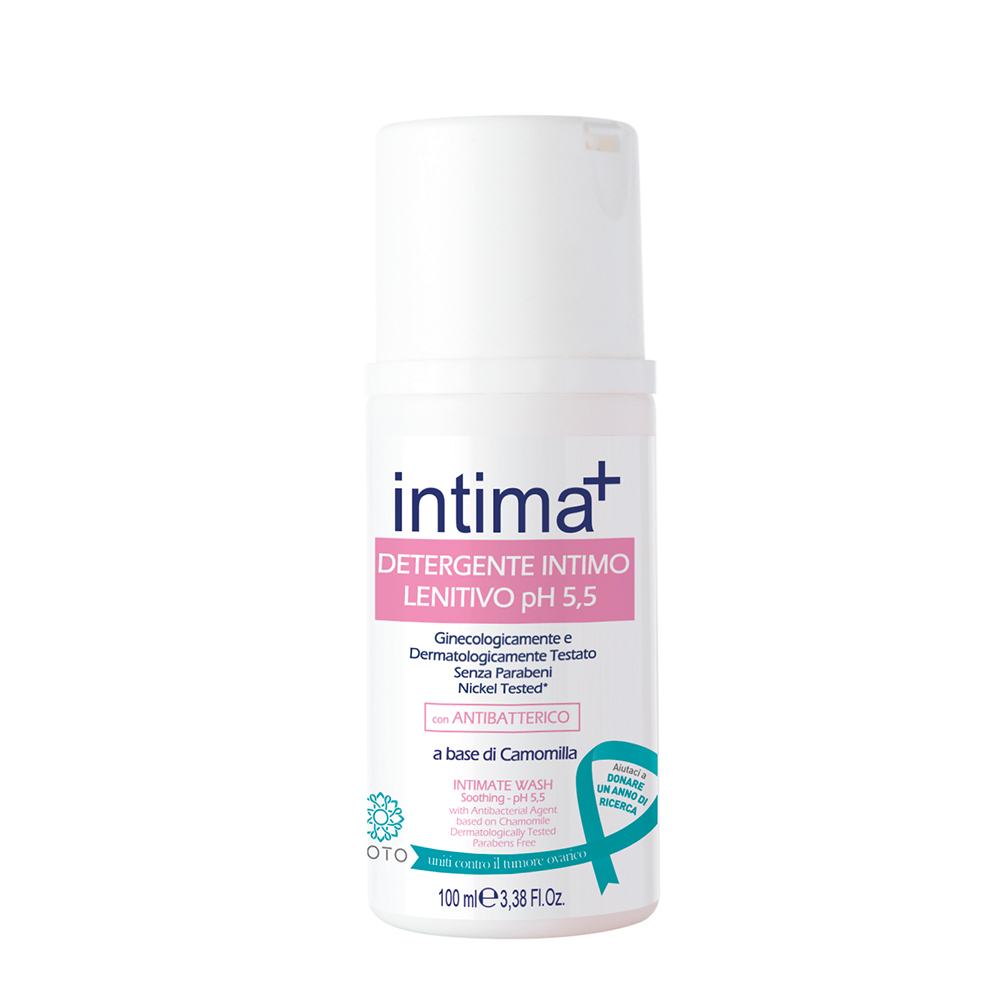 Sapun intim antibacterian mini cu musetel si ph 5.5, 100ml, Intima+