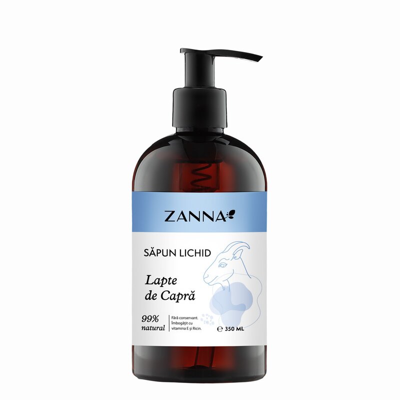 Sapun lichid cu Lapte de capra, 330ml, Zanna
