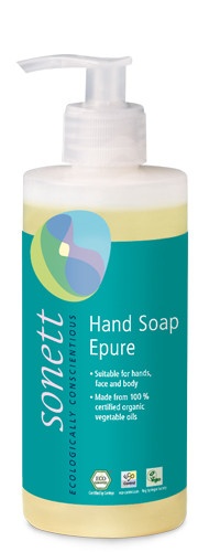 Sapun lichid eco 7 esente Epure pentru maini si corp, 300ml, Sonett
