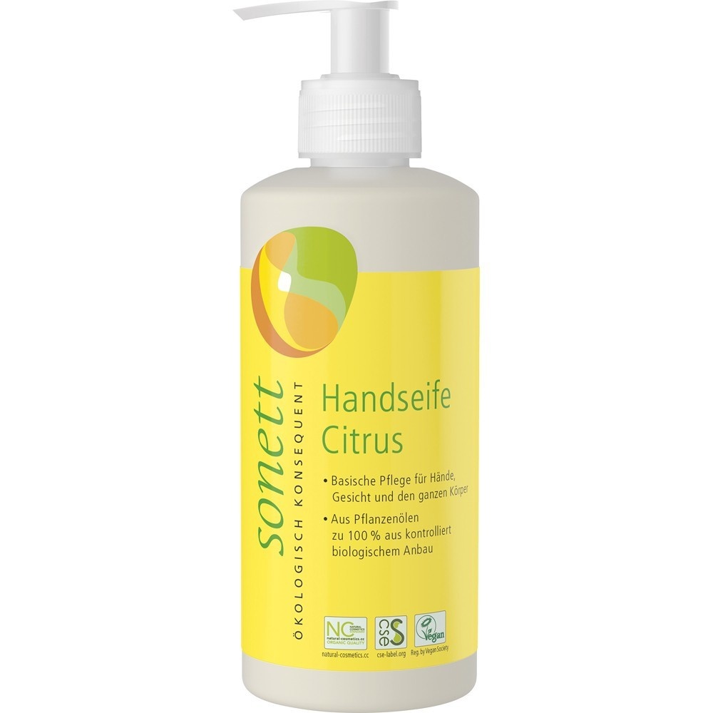 Sapun lichid eco cu lamaie pentru maini si corp, 300ml, Sonett