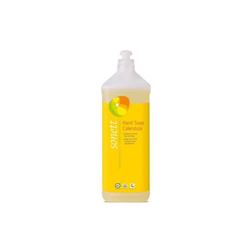 Sapun lichid pentru maini cu galbenele ecologic 1l Sonett