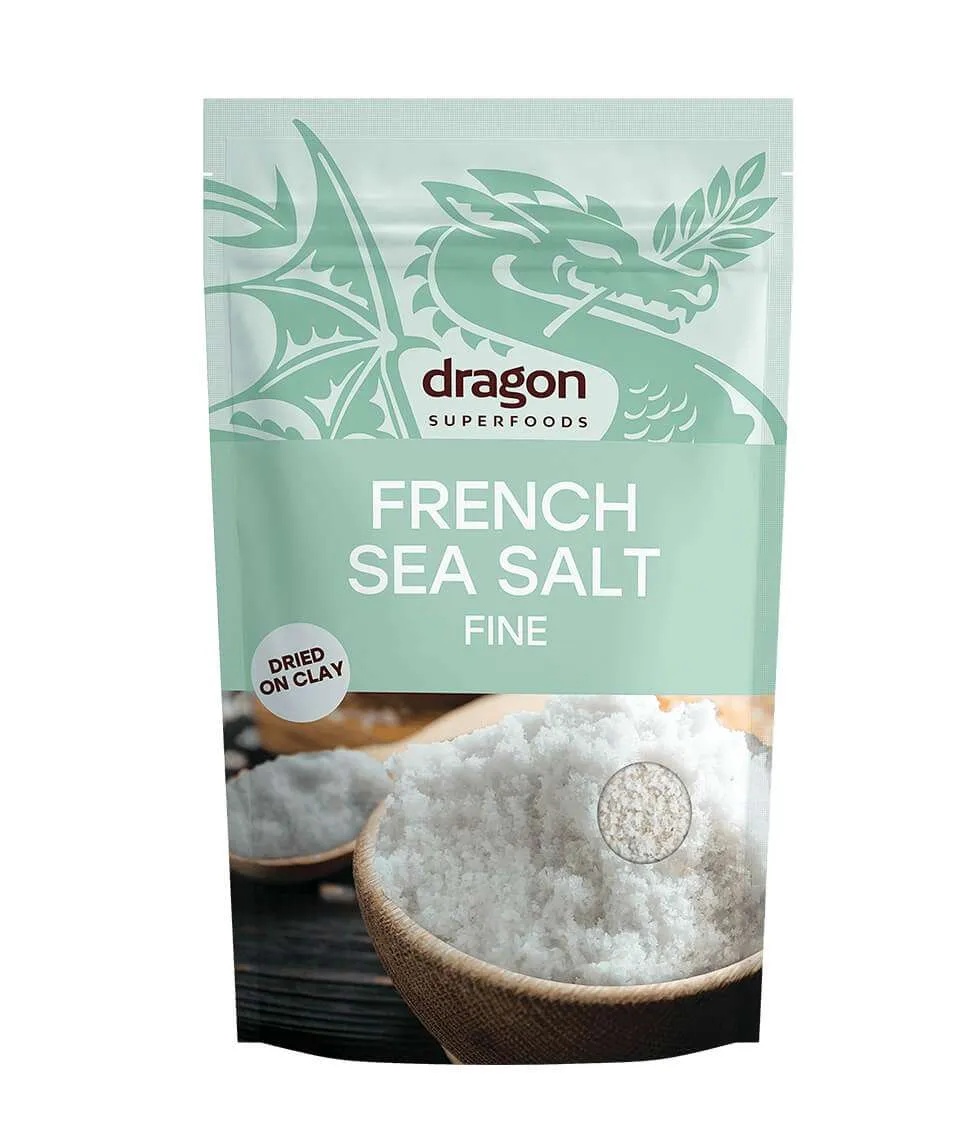 Sare celtica fina, 500g, Dragon Superfoods