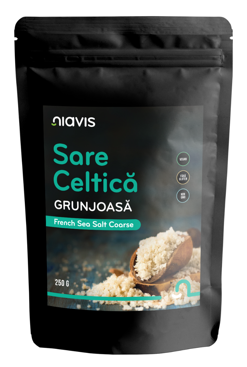 Sare celtica grunjoasa, 250g, Niavis