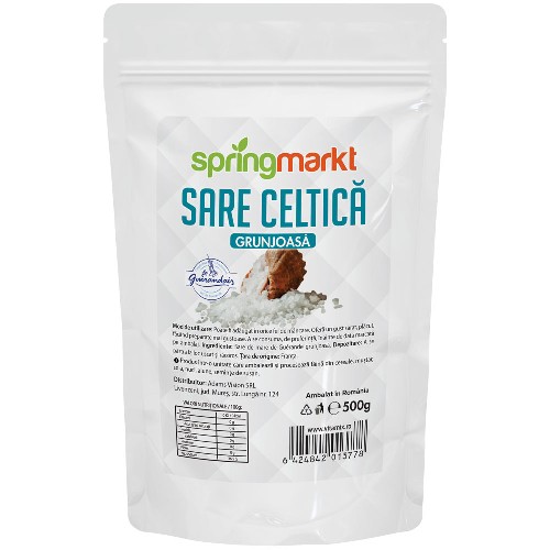 Sare Celtica Grunjoasa 500g, springmarkt