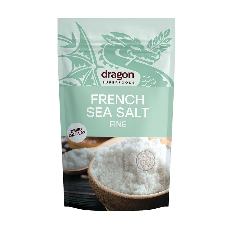 Sare pura de mare franceza (sare celtica) fina 500g Smart Organic