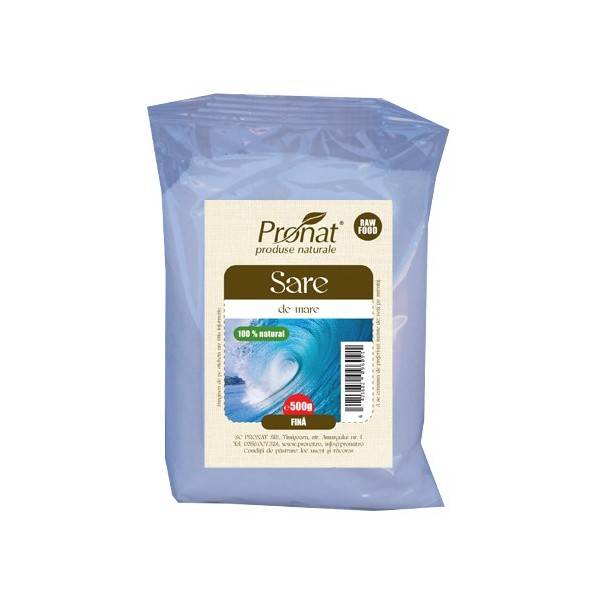 Sarea de mare fina neiodata 500g - Pronat - poza 1