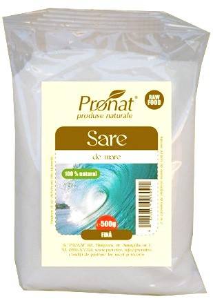 Sarea de mare fina neiodata 500g - Pronat - poza 2