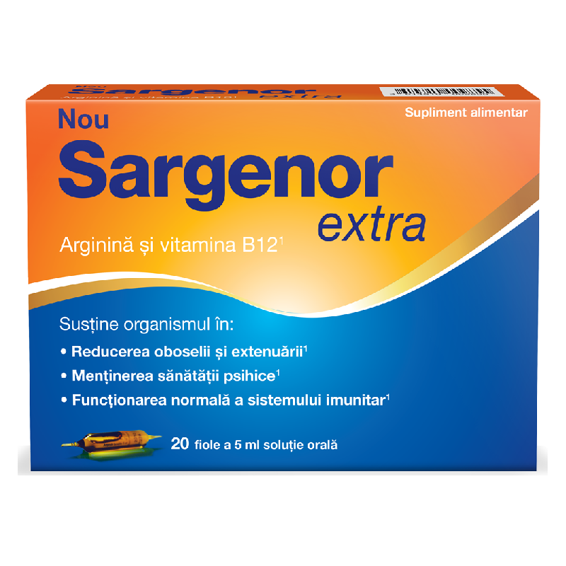 Sargenor Extra, 5 ml*20 fiole, Meda Pharma