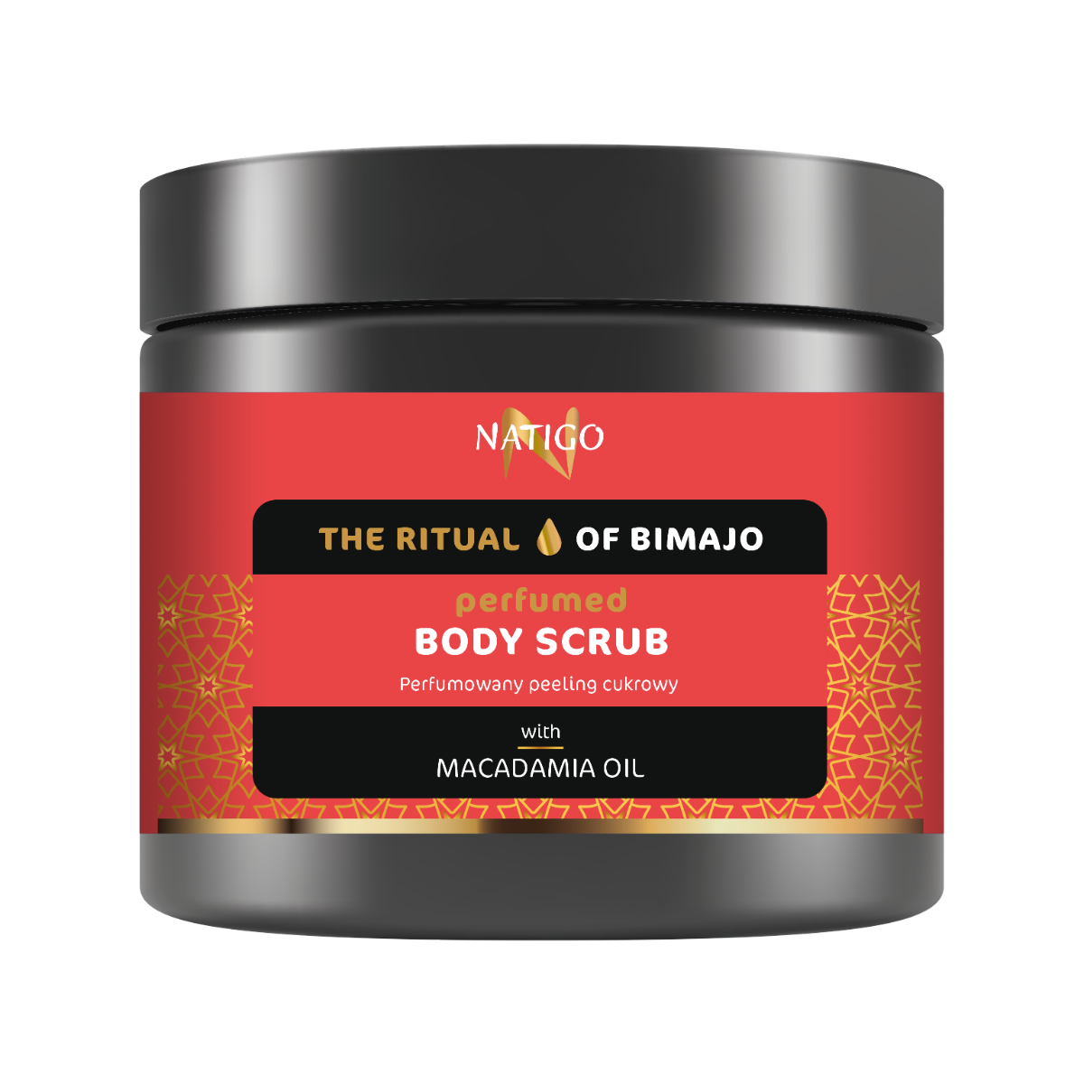 Scrub corporal cu ulei de macadamia The Ritual Of Bimajo, 650g, Natigo