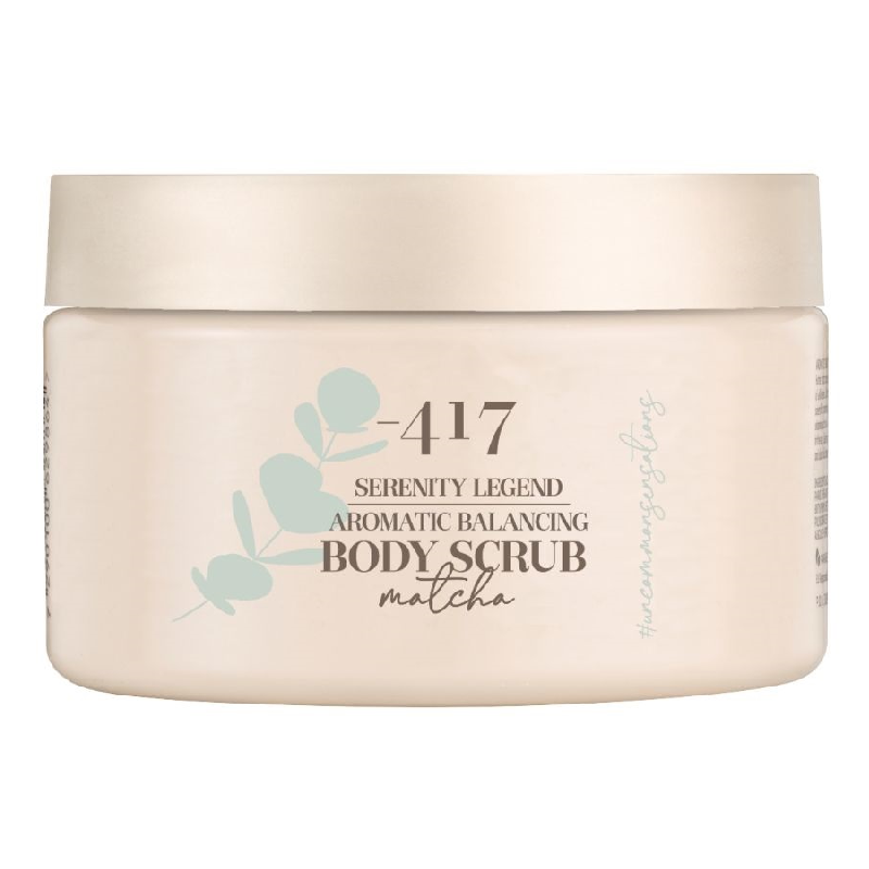 Scrub pentru corp cu Matcha Serenity Legend, 400 g, Minus 417