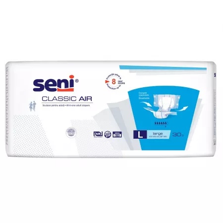 Scutece adulti Classic Air, marimea L, 30 bucati, Seni