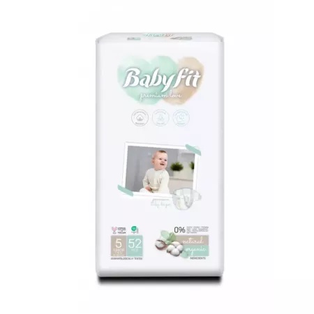 Scutece Bio Junior Jumbo nr. 5, 11-18kg, 52 bucati, 682, Babyfit