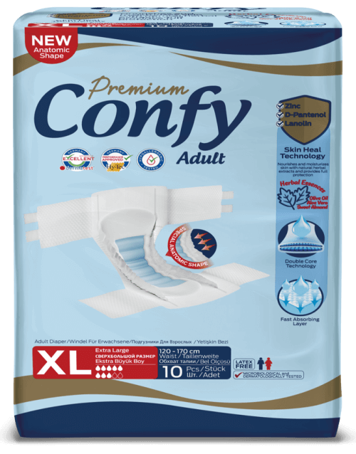 Scutece chilot pentru adulti Premium Marime XL, 6 bucati, Confy