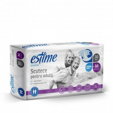 Scutece de adulti M, 30 bucati, Estime