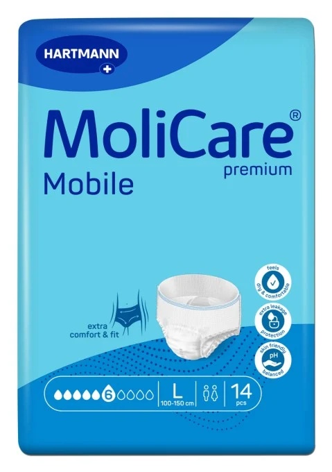 Scutece pentru incontinenta Mobile L MoliCare, 14 bucati, Hartmann