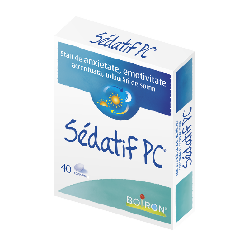 Sedatif PC, 40 comprimate, Sedatif PC, Sedatif PC, Boiron | 40 comprimate