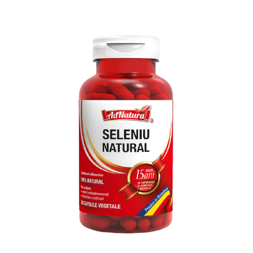Seleniu natural, 30 capsule, AdNatura
