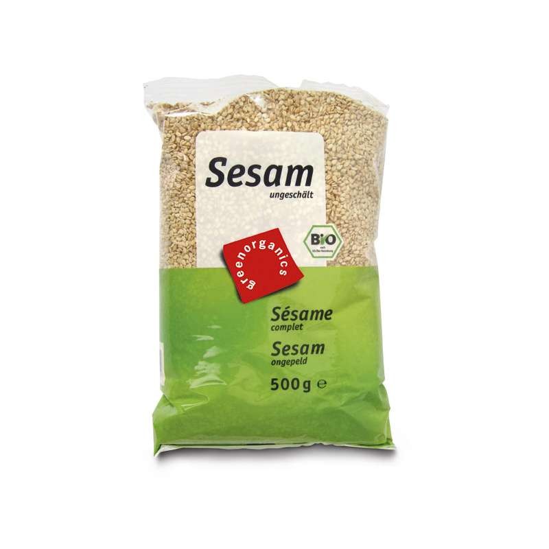 Seminte de susan integrale nedecorticate 500g - ECO-BIO - GREENORGANICS - poza 1