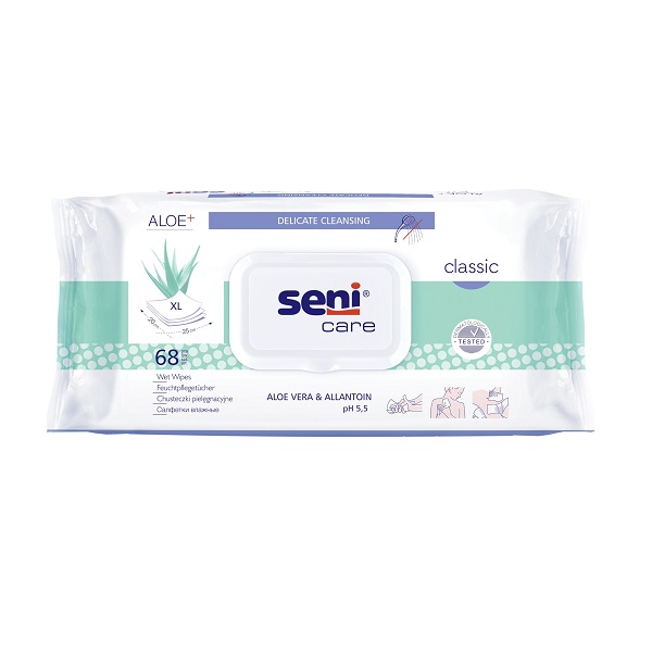 Seni Care servetele umede 68buc.