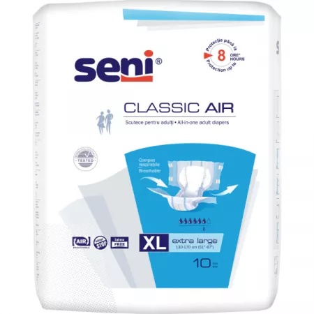 SENI Scutece adulti Classic Air XL, 10buc