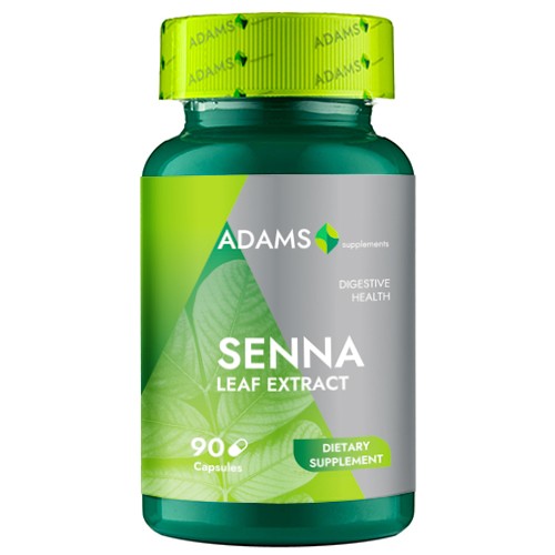 Senna extract 90cps, Adams Supplements