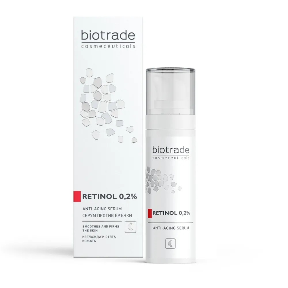 Ser anti-age cu retinol 0,2%, 30ml, Biotrade