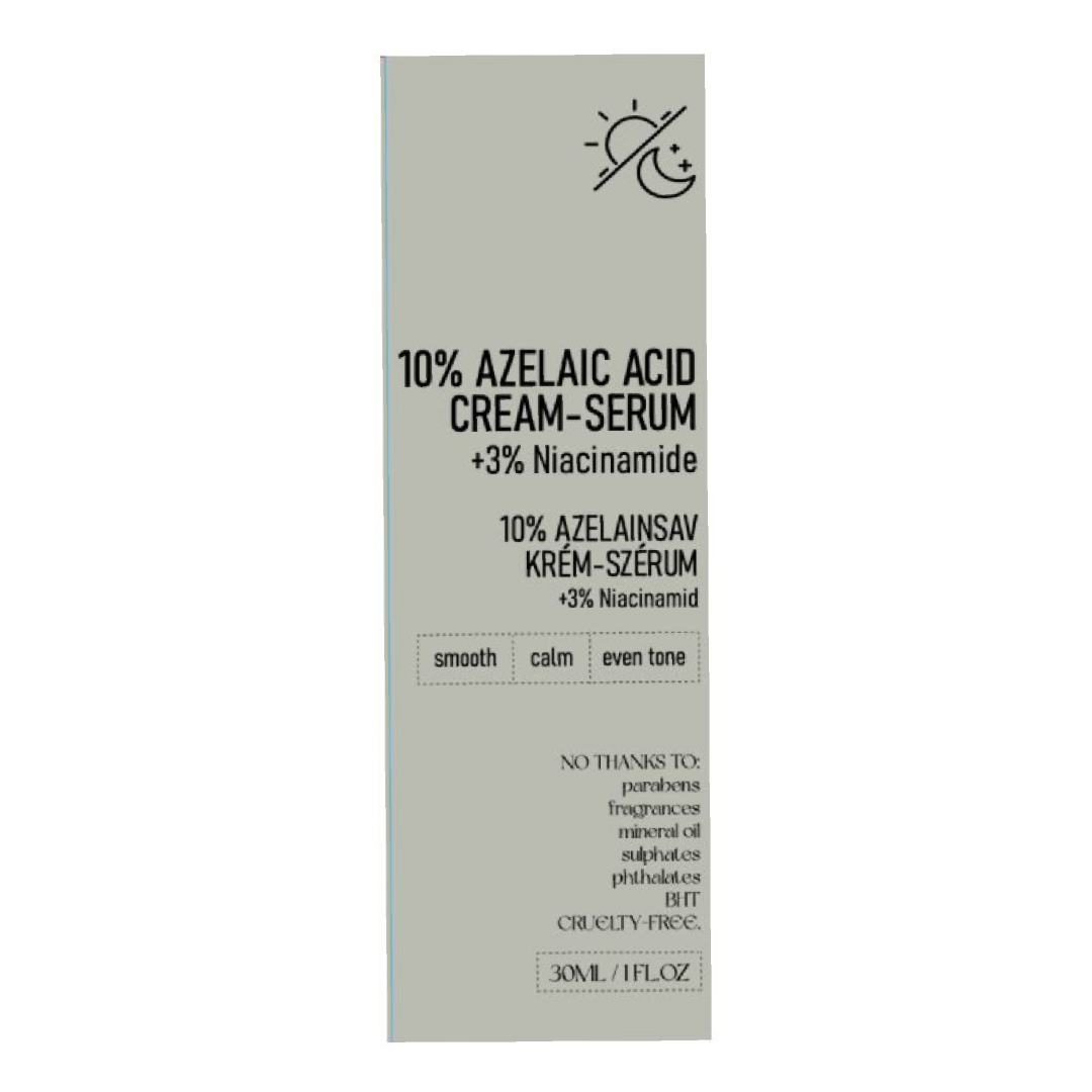 Ser crema cu 10% Acid Azelaic, 30 ml, Nerds