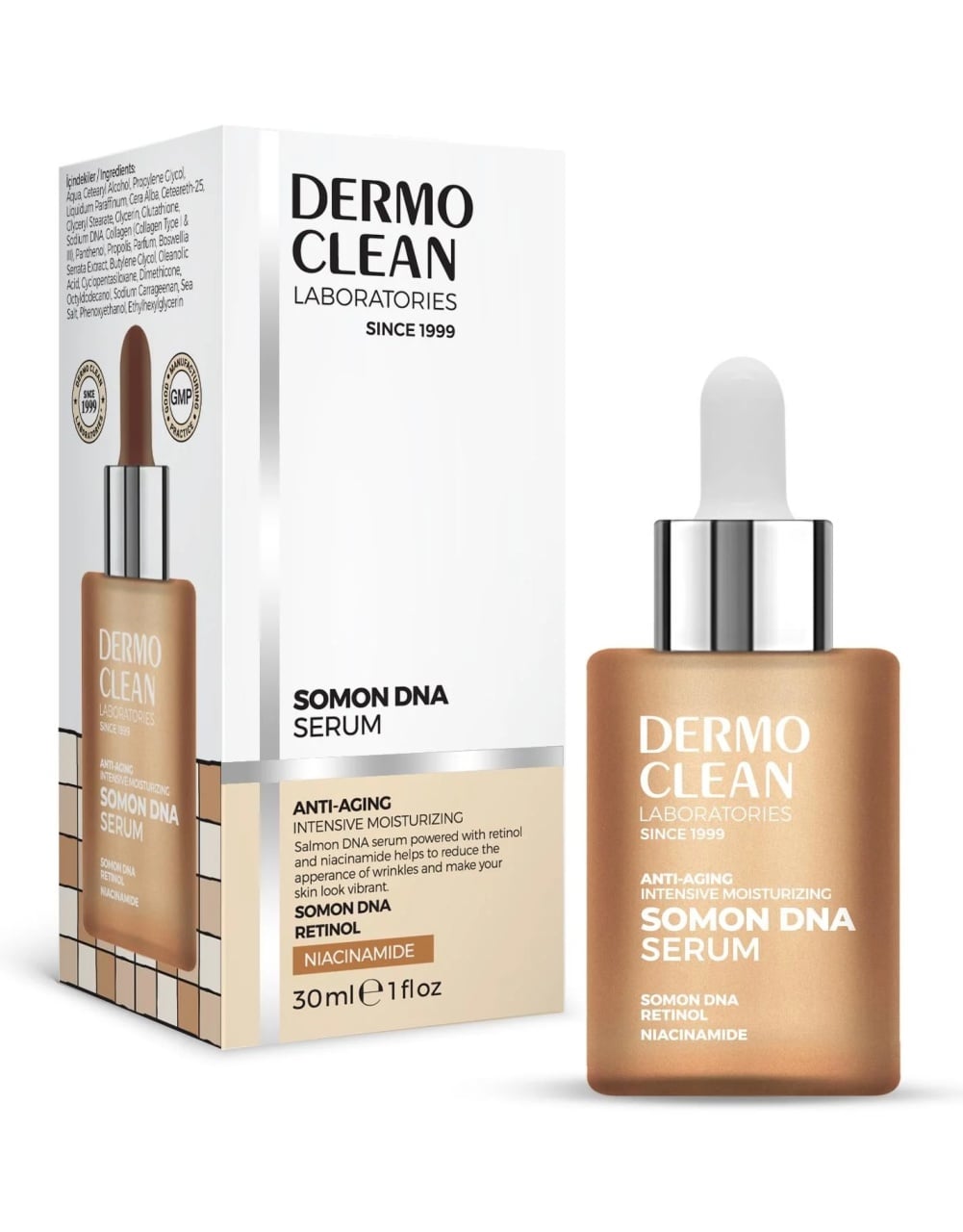 Ser cu ADN de somon, anti-age, 30ML Dermo Clean - poza 1