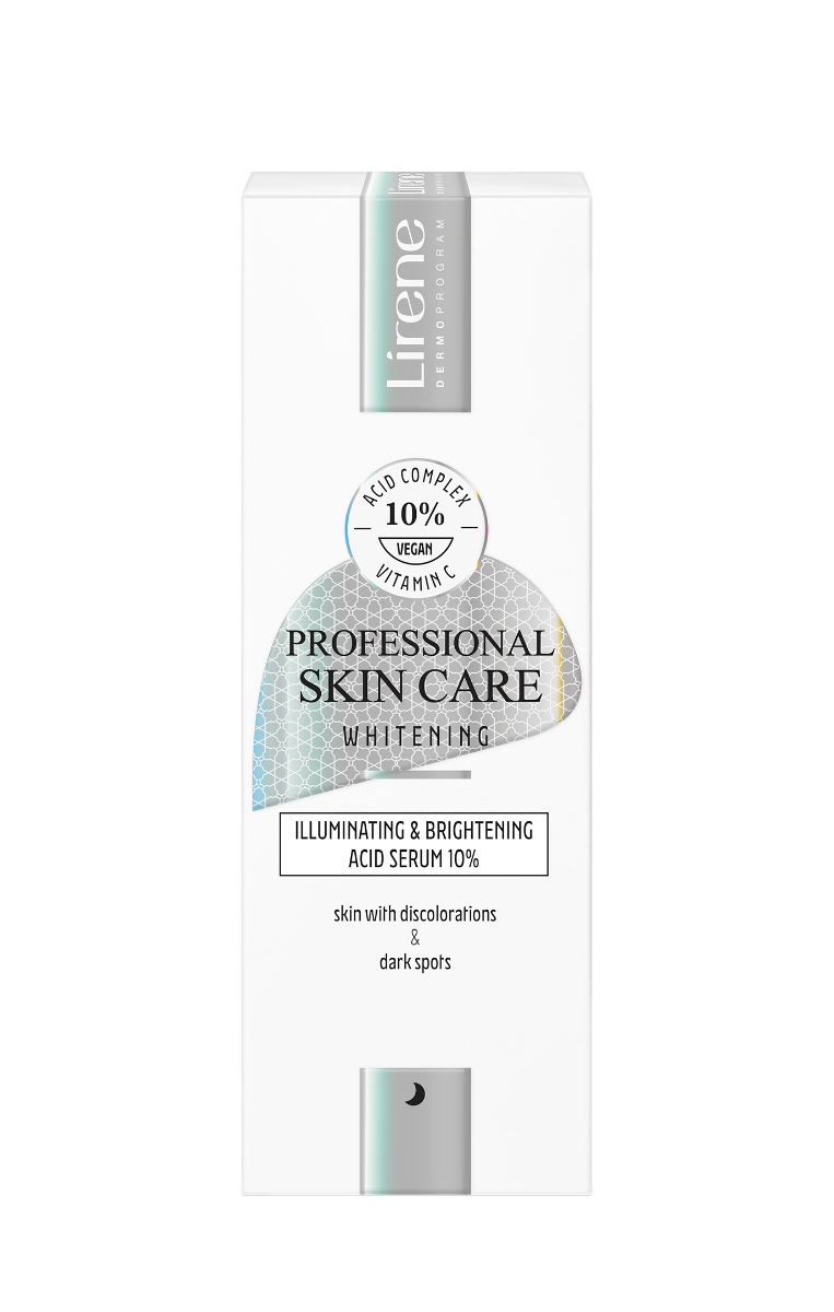 Ser facial 10% acid cu efect de decolorare a hiperpigmentarilor Whitening, 30ml, Lirene