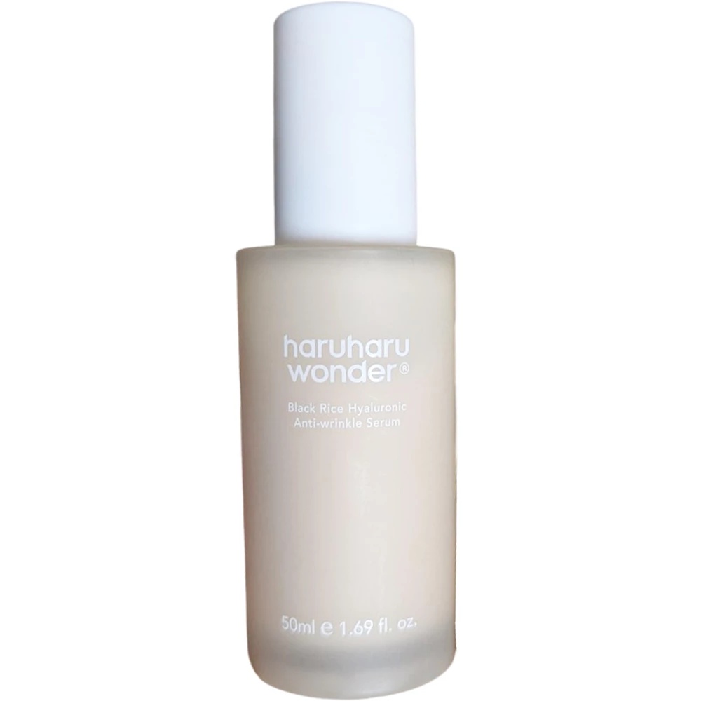 Ser facial anti-age cu acid hialuronic Black Rice, Haruharu Wonder, 50 ml