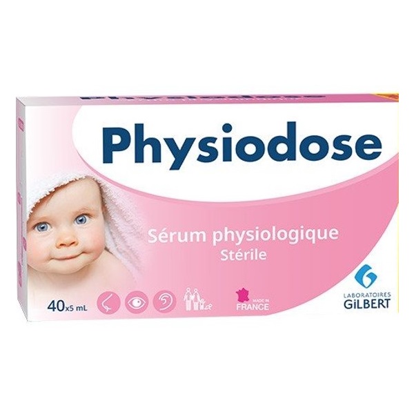 Ser fiziologic Physiodose x 5 ml, Laboratoires Gilbert | 40 monodoze