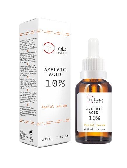 Ser pentru fata concentrat cu 10% acid azelaic, 30ml, InLab Medical