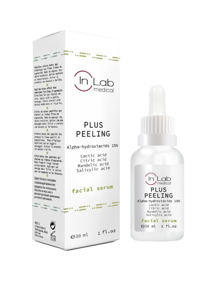 Ser pentru fata concentrat Plus Peeling, 30ml, InLab Medical