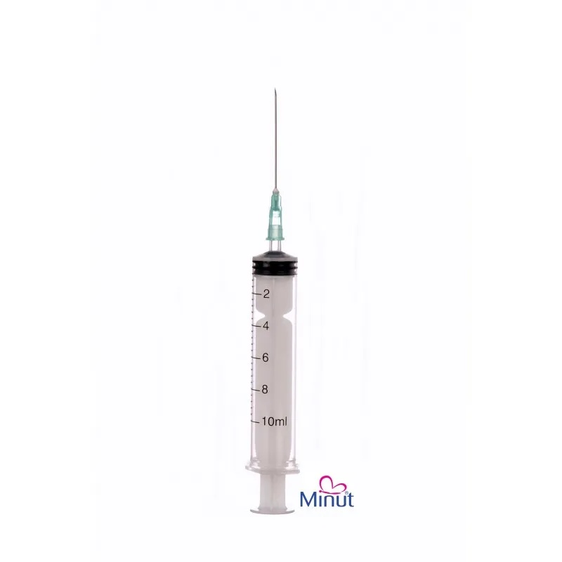 Seringa 10ml cu ac, 1 bucata, Minut
