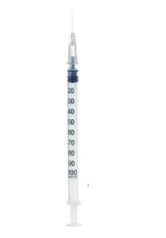 Seringa 1ml insulina ac 27G, 1 bucata, Minut