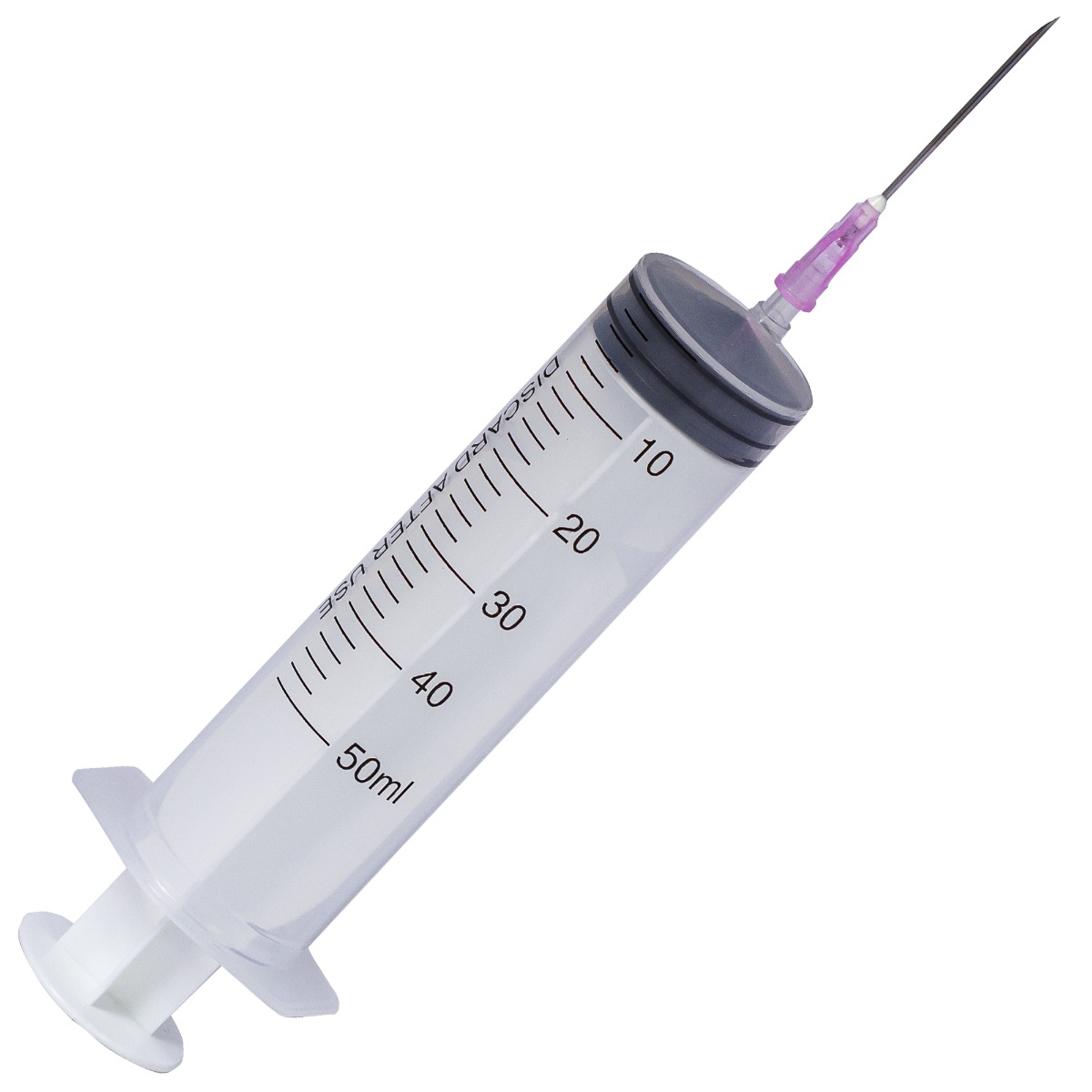 Seringi Luer Slip 50/60ml, PRIMA, cu ac roz, 25 bucati