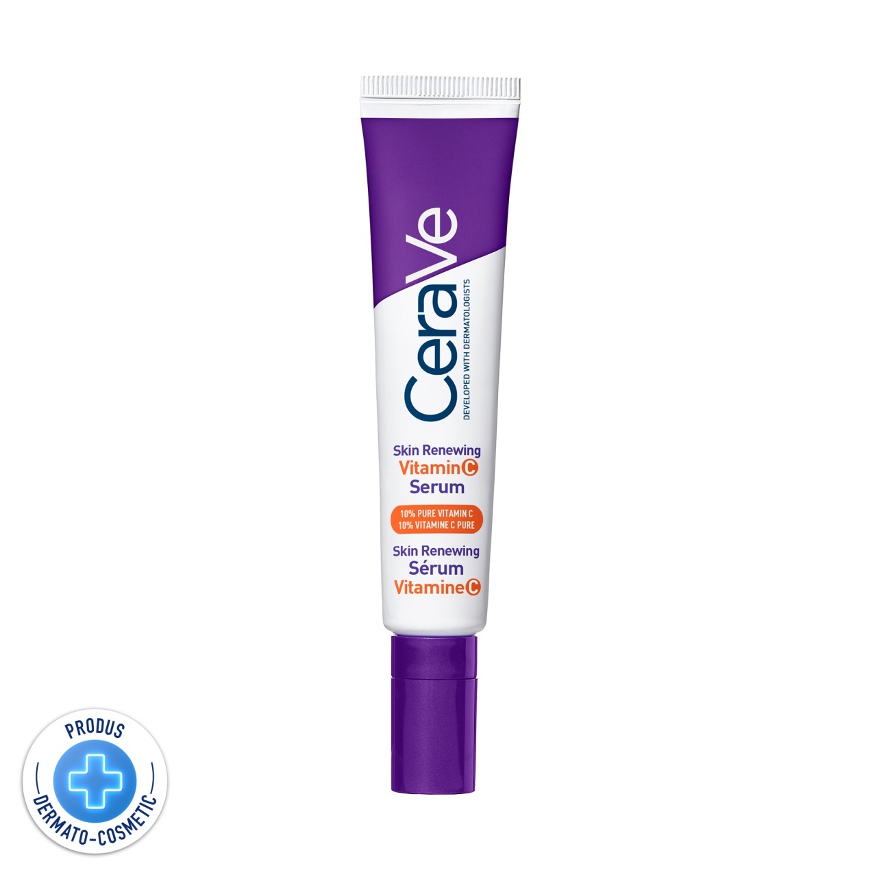 Serum cu 10% Vitamina C Pura Skin Renewing, 30 ml, CeraVe