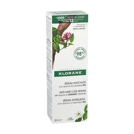 Serum cu chinina si floare de colt bio, 100ml, Klorane