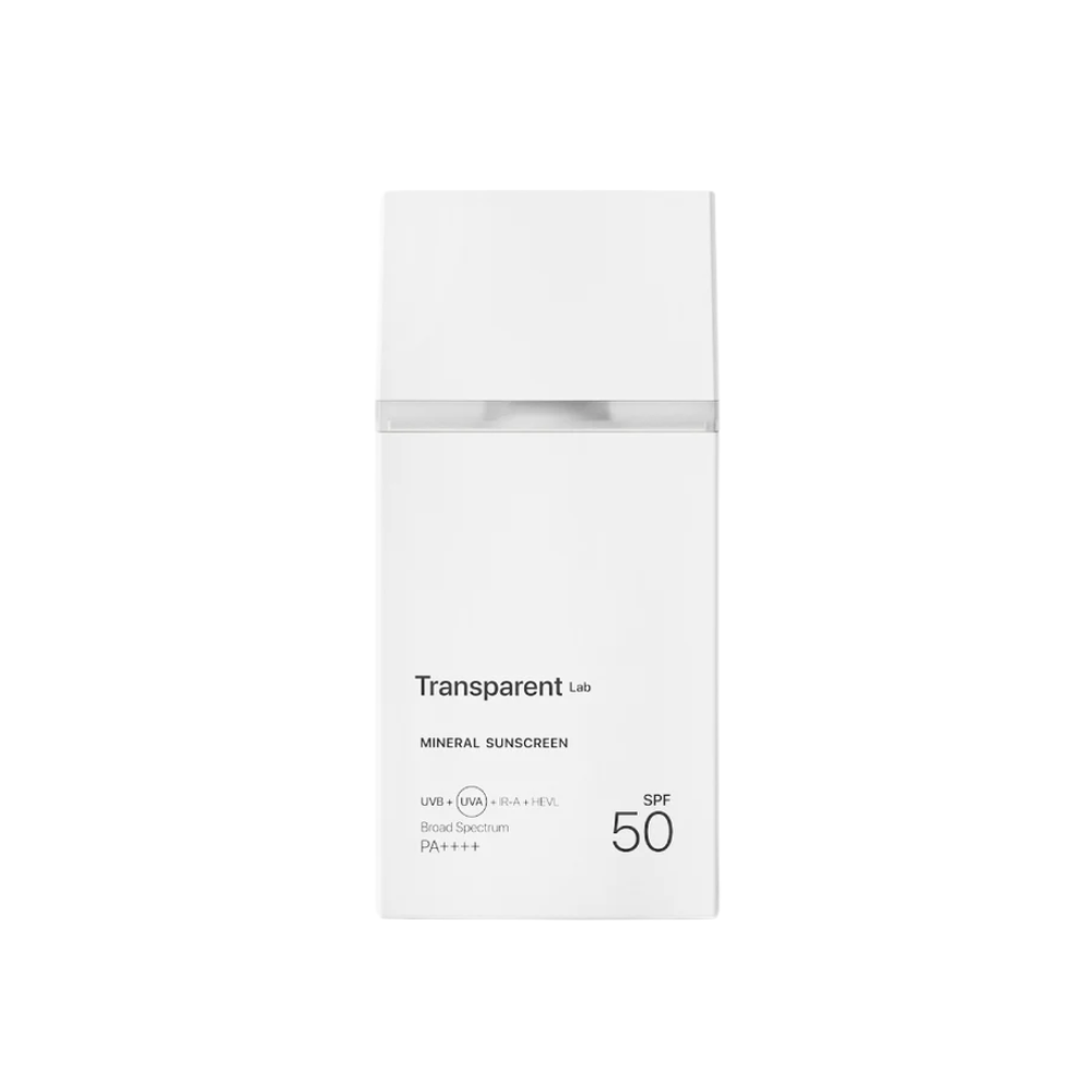Serum cu filtru mineral si protectie solara SPF50 Mineral Sunscreen, 100ml, Transparent Lab