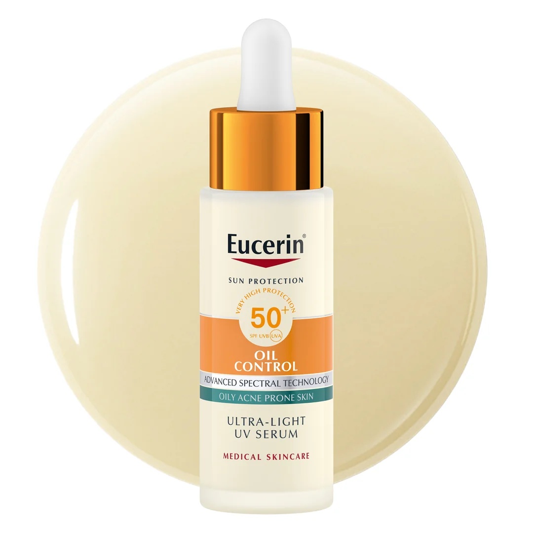 Serum de față Oil Control cu SPF 50+, 30 ml, Eucerin