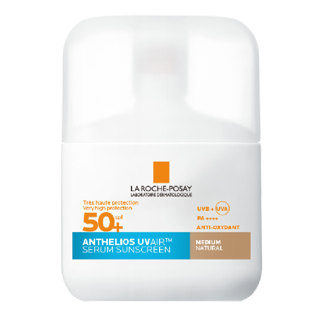 Serum de fata SPF 50+, Nuanta Medie, Anthelios UVAir, 50 ml, La Roche-Posay